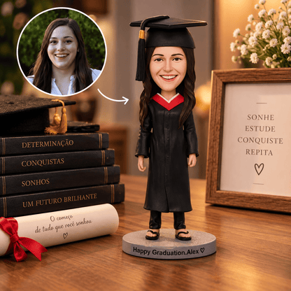 Sua História em Miniatura™ — Boneco Personalizado a Partir da Sua Foto