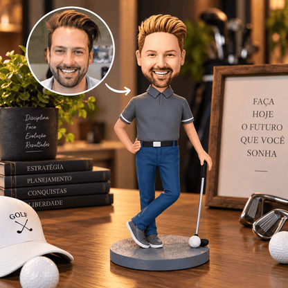 Sua História em Miniatura™ — Boneco Personalizado a Partir da Sua Foto