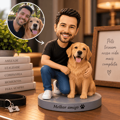 Sua História em Miniatura™ — Boneco Personalizado a Partir da Sua Foto