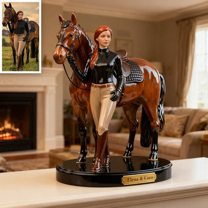 Minha História Equestre™ | Você e seu cavalo eternizados em miniatura